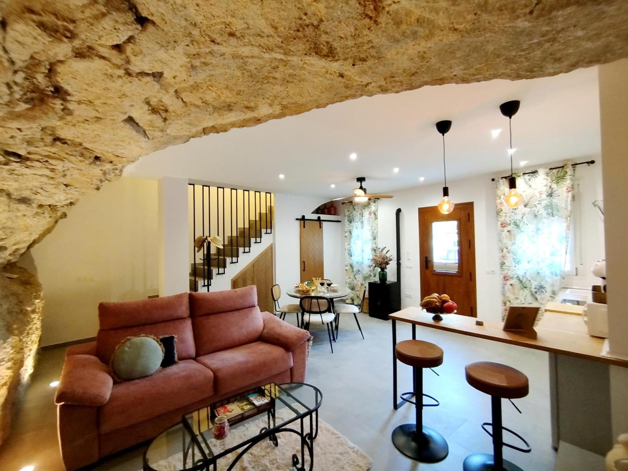 Casa Cueva Las Chicas Del Puente Setenil De Las Bodegas Eksteriør billede